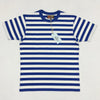 BOB DONG 2cm Stripes Sailor's Tee Shirts Mens Crew neck Border T