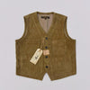 Outdoor Cotton Corduroy Vest Vintage Men's Brushed Work