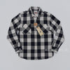 BOB DONG Ultra Heavy Duty Checked Shirts Classic Men's Plaid Cotton