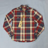 BOB DONG Ultra Heavy Plaid Shirts Men's Workwear Long Sleeved Checked