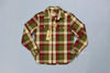 BOB DONG Ultra Heavy Plaid Shirts Men's Workwear Long Sleeved Checked