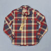 BOB DONG Ultra Heavy Plaid Shirts Men's Workwear Long Sleeved Checked