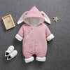 Baby Boy Girl Clothes 2020 Winter Baby Rompers Thick Warm Cotton