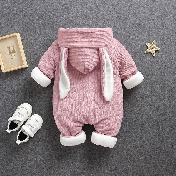 Baby Boy Girl Clothes 2020 Winter Baby Rompers Thick Warm Cotton