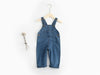 Baby Boy Solid Denim Overalls Child Jean Bib Pants Infant Jumpsuit