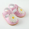 Baby Girl's Soft Sole Sandals Sunflower