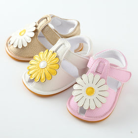 Baby Girl's Soft Sole Sandals Sunflower