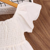 Baby Girls Clothes Summer Dress Solid White Tulle Beauty Princess