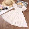 Baby Girls Clothes Summer Dress Solid White Tulle Beauty Princess