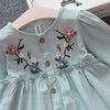 Baby Girls Dress Autumn Children Clothing Long Sleeve Toddler Floral