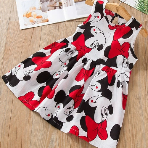 Baby Girls Dresses Summer Dresses  Kids Sleeveless Cute Umbrella Print