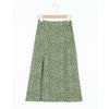 Field of Green Split Skirt