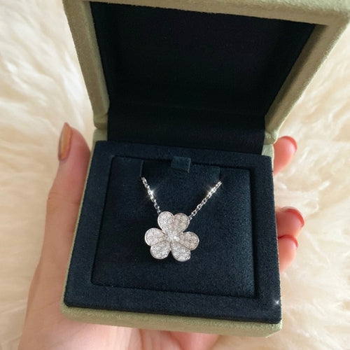 Crystal Clover Necklace