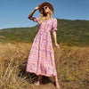 Strawberry Fields Cotton Maxi Dress