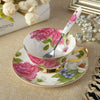 Bone China Coffee Cup Spoon Saucer Set English afternoon Tea cup