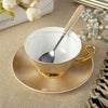 Bone China Coffee Cup Spoon Saucer Set English afternoon Tea cup