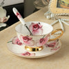 Bone China Coffee Cup Spoon Saucer Set English afternoon Tea cup