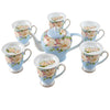 Bone China Coffee Set Simple European Luxury Cup And Pot English