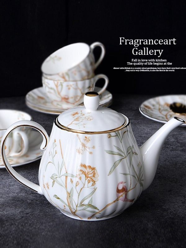 Bone China Tea Set Home European Style Set Ceramic English Afternoon