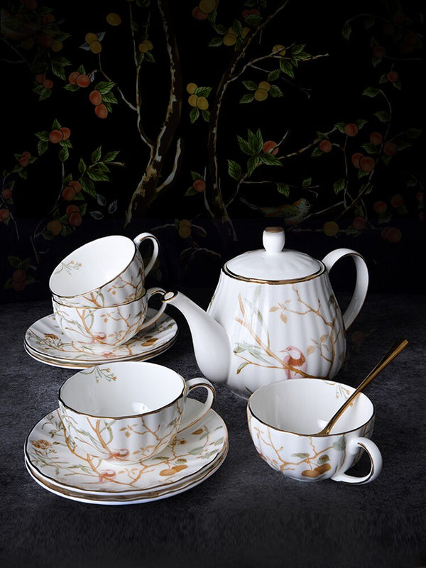 Bone China Tea Set Home European Style Set Ceramic English Afternoon