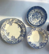 British Retro Blue and white porcelain tableware steak plate photo