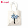 Butterfly Tree Print Reusable Women Shopping Canvas Bag Girl Tote Eco