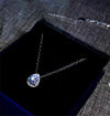 CC Necklaces Pendants Women S925 Silver Water Drop Cubic Zirconia