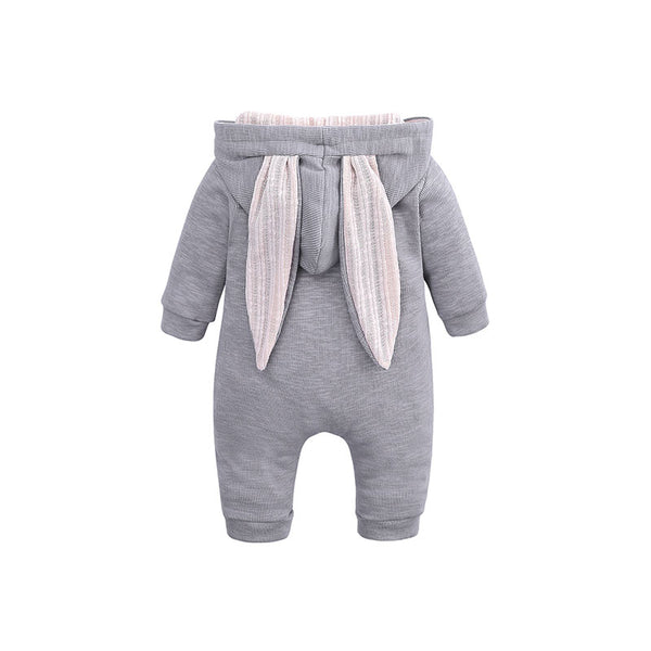 Bunny Baby Hoodie Outfits Rompers Cotton