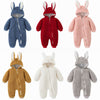 Cartoon Cute Rabbit Winter NewBorn Romper For Baby Girls And Boys