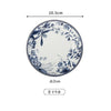 Ceramic Bone Tableware Chinese Blue And White Porcelain Bowl And Plate