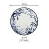 Ceramic Bone Tableware Chinese Blue And White Porcelain Bowl And Plate