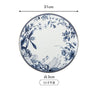 Ceramic Bone Tableware Chinese Blue And White Porcelain Bowl And Plate