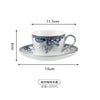 Ceramic Bone Tableware Chinese Blue And White Porcelain Bowl And Plate