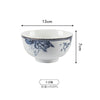 Ceramic Bone Tableware Chinese Blue And White Porcelain Bowl And Plate