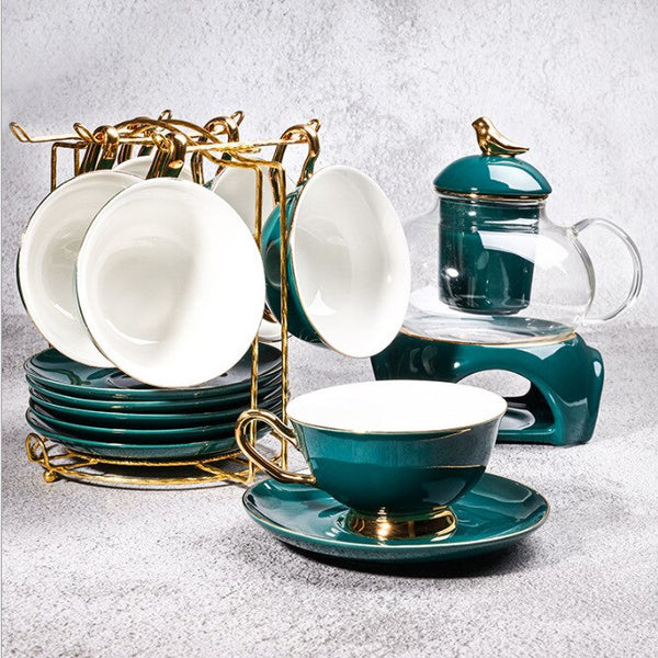 Ceramic European Style Tea Set