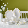 Ceramic Tableware Dishes And Plates Sets Small Daisy Underglaze Home