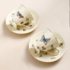 Ceramic coffee pot cup dragonfly bee butterfly afternoon tea set cup