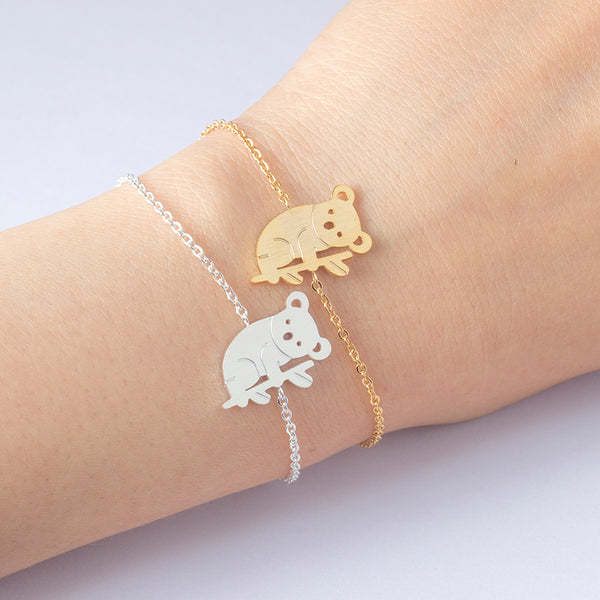 Stainless Steel Koala Bracelet