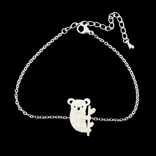 Stainless Steel Koala Bracelet