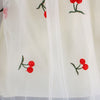 Cherry Embroidery Mesh Baby Girls Dress