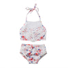 Children Lace Floral Swimsuit Baby Girls Swimwear