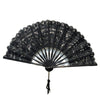 Classic Handmade Bamboo Ribs Embriodery Spanish Hand Lace Fan Bride