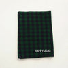 Classic red plaid children scarf warm winter small narrow shawl women