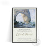 Claude Monet Impressionism Exhibition Poster, Rock Arch West Of