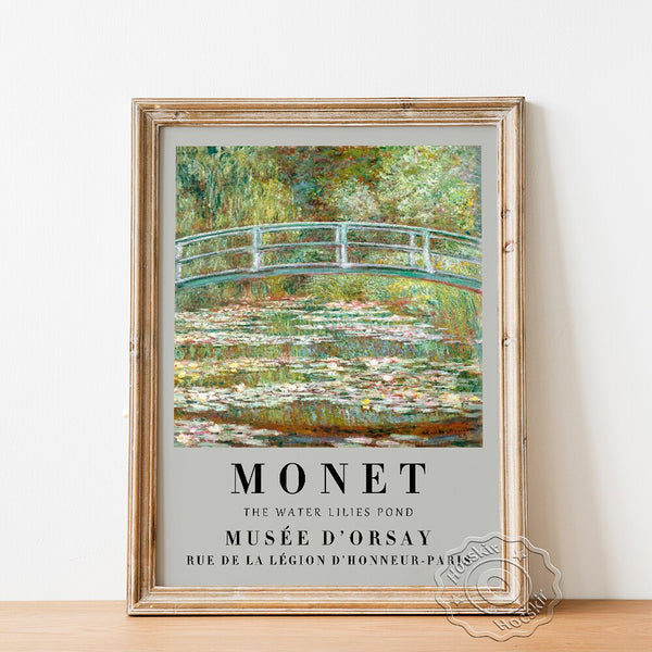 Claude Monet Impressionism Exhibition Poster, Rock Arch West Of