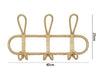 Coat hooks Natural handmade rattan wall hook wall hanger|Hooks &