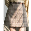 College Style High Waist Skirt