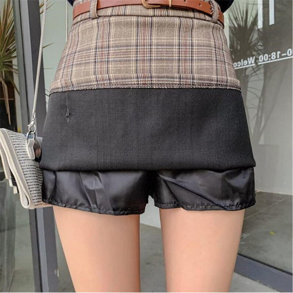 College Style High Waist Skirt