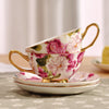 Creative Bone China Coffee Cup Sets Pastoral Coffeeware European Tea