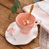 Creative butterfly bird coffee cup and saucer set Home Drinkware 200ml